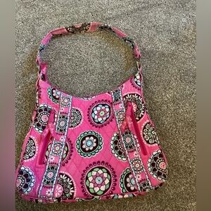 Vera Bradley Pink Paisley Womens purse bag with pockets great condition